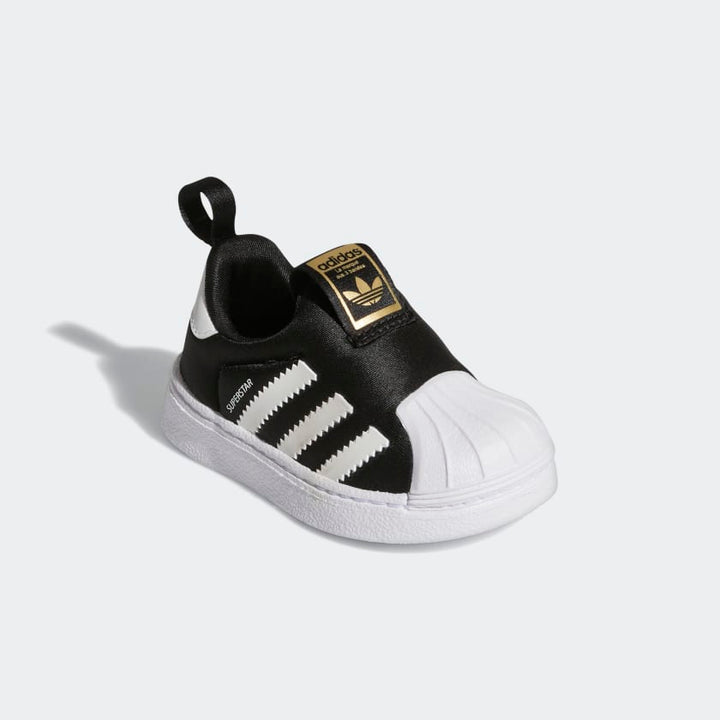 ADIDAS NIÑO ZAPATILLA SUPERSTAR 360 I BLACK/WHITE/GOLD