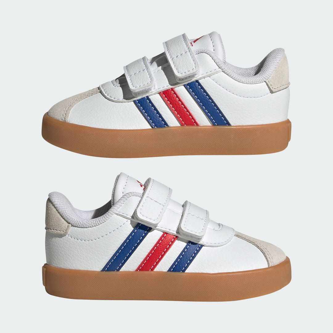 ADIDAS NIÑO ZAPATILLA VL COURT 3.0 CF I FTWWHT/ROYBLU/BETSCA