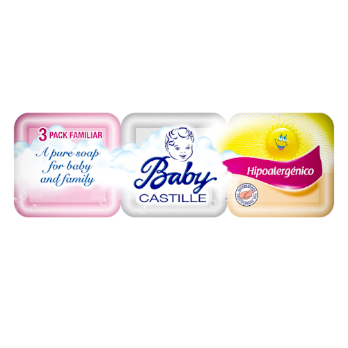 BABY CASTILLE JABON BABY CASTILLE TRIPACK SURTIDO 48 GRS