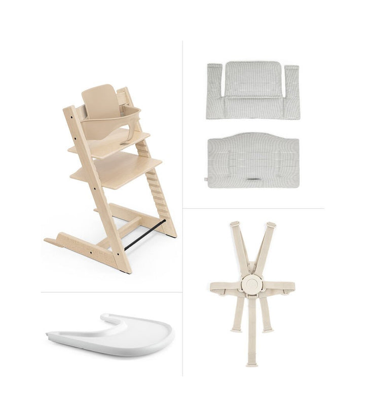 STOKKE SILLA DE COMER TRIPP TRAPP HIGH CHAIR NAT GREY