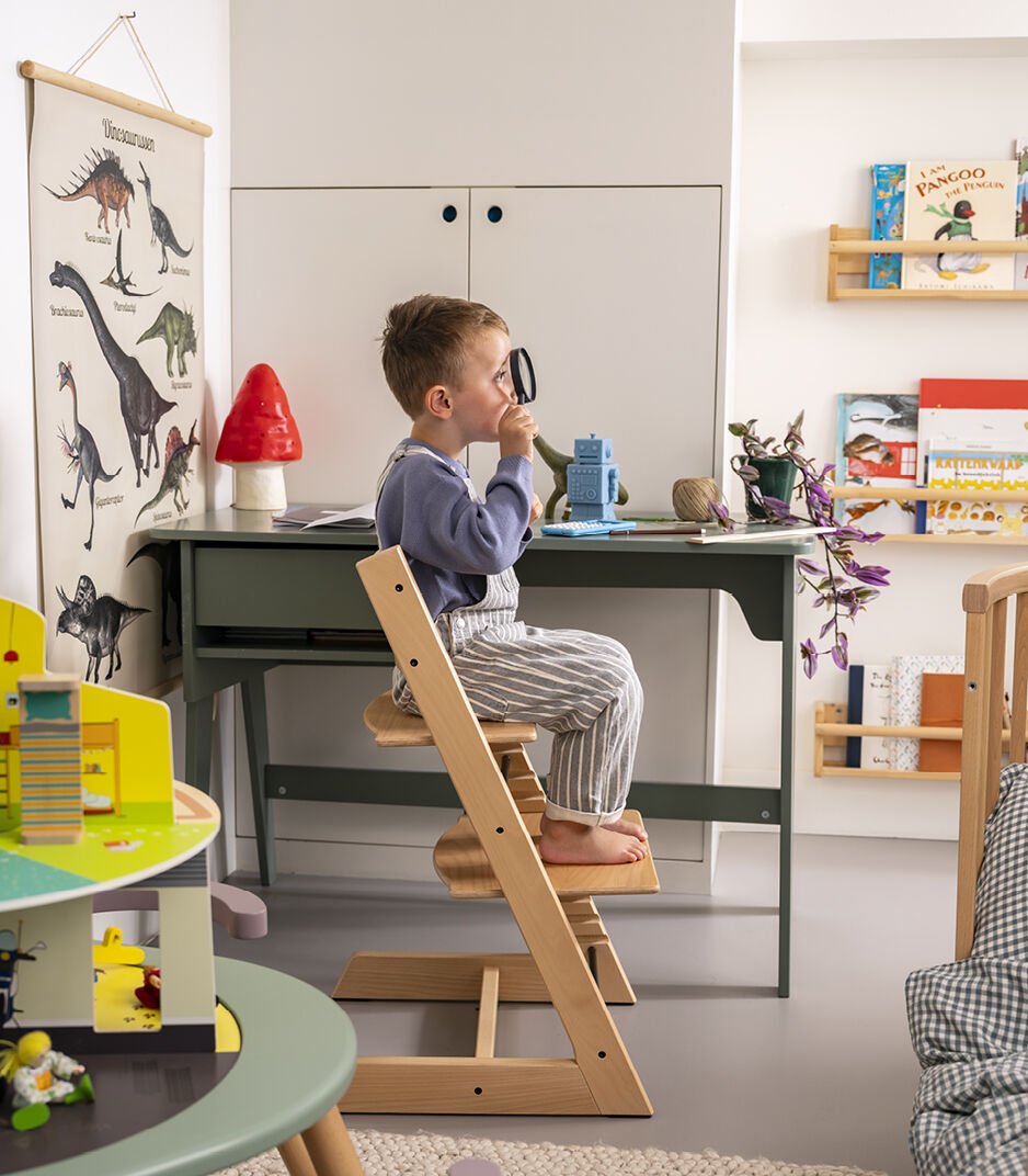 STOKKE SILLA DE COMER TRIPP TRAPP HIGH CHAIR NAT GREY