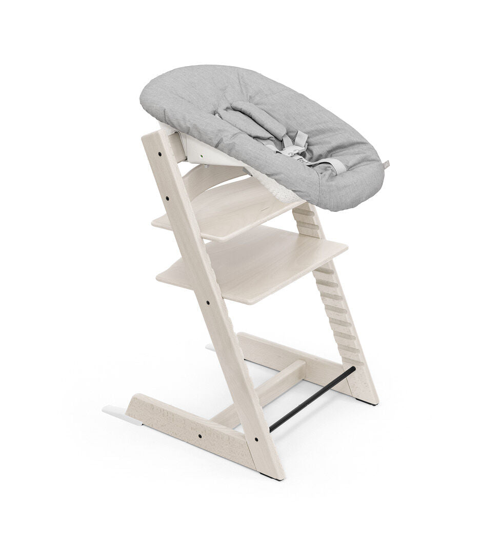 STOKKE SILLA DE COMER TRIPP TRAPP HIGH CUSH AND TRAY WHITEWASH/GREY