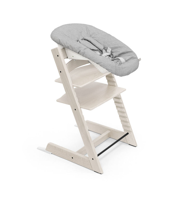 STOKKE SILLA DE COMER TRIPP TRAPP HIGH CUSH AND TRAY WHITEWASH/GREY