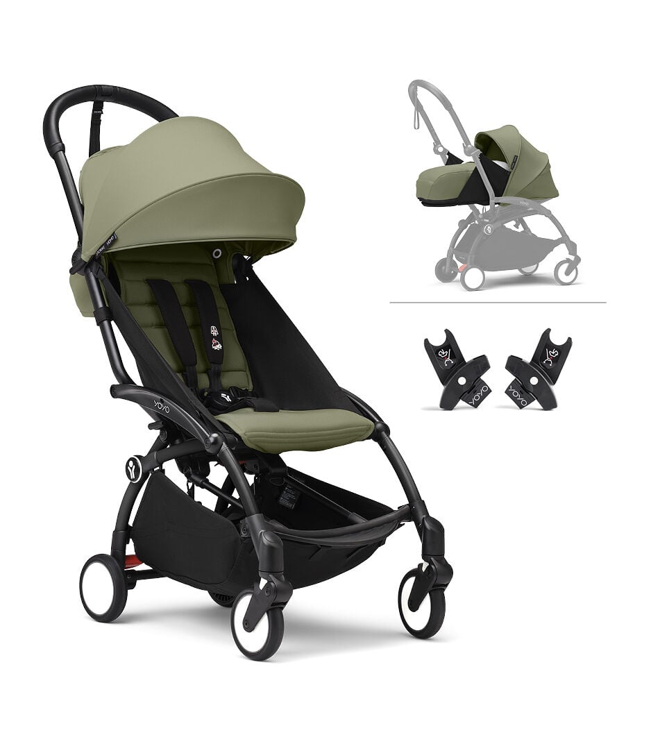 Babyzen Coche Yoyo3 Stroller Newborn Olive Bundle