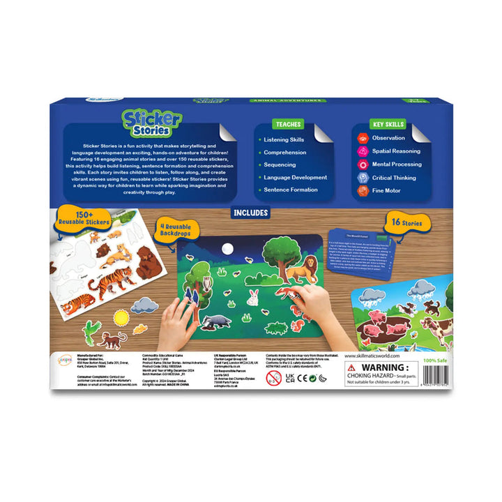 SKILLMATICS STICKER STORIES ANIMAL ADVENTURES