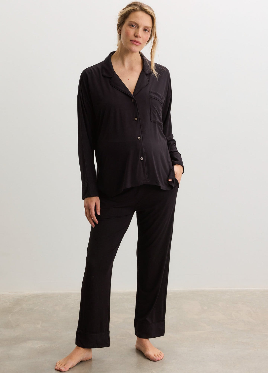 Pijama The Ultra Soft Jersey Black - vista 2