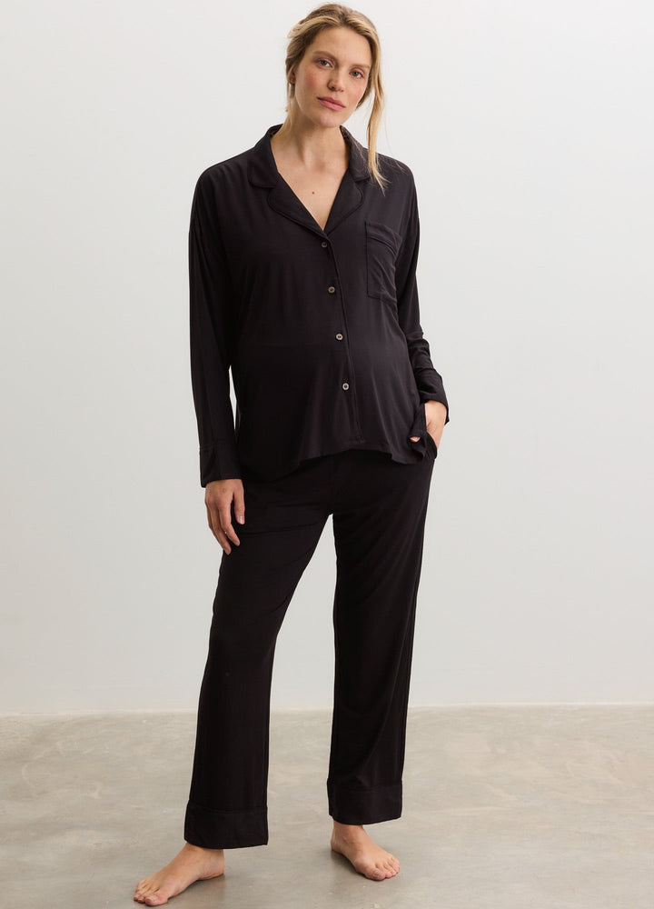 Pijama The Ultra Soft Jersey Black - vista 2