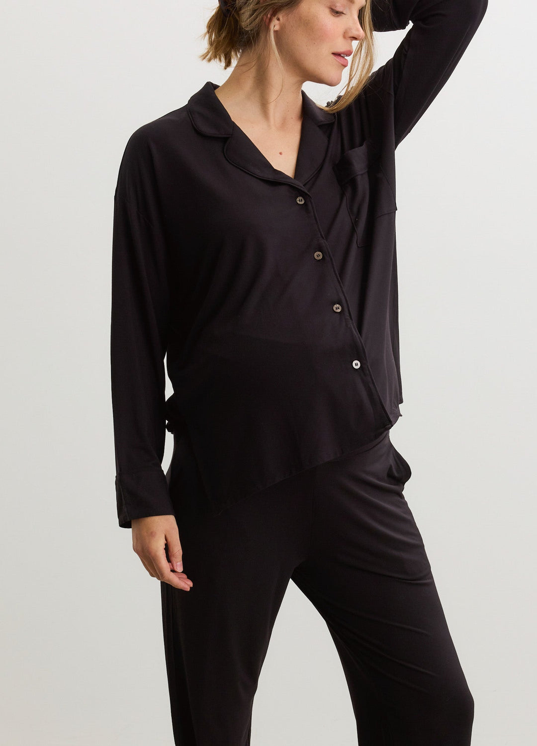 Pijama The Ultra Soft Jersey Black - vista 3