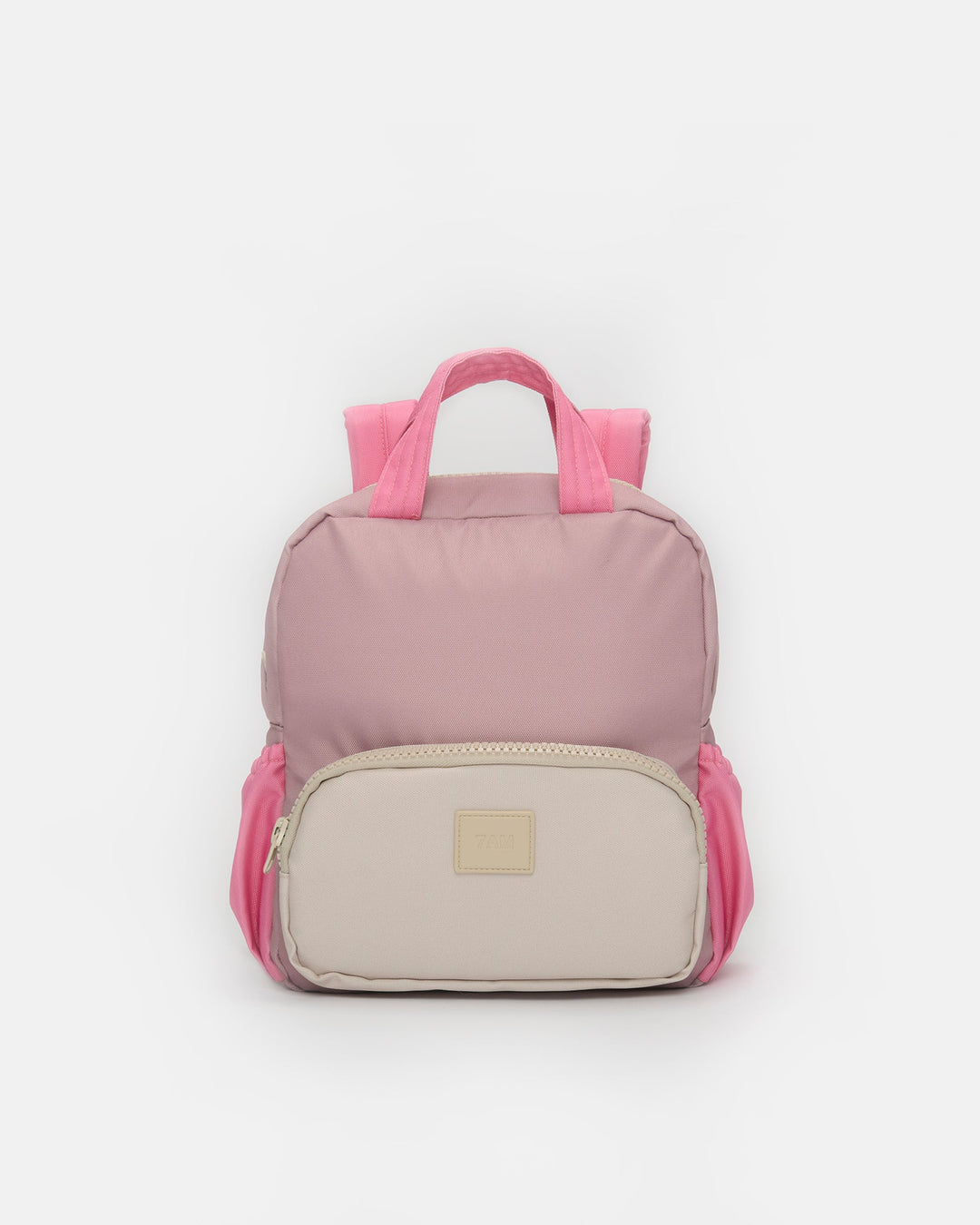 Mochila Oxford Midi - Ash Rose/Ecru/Pink