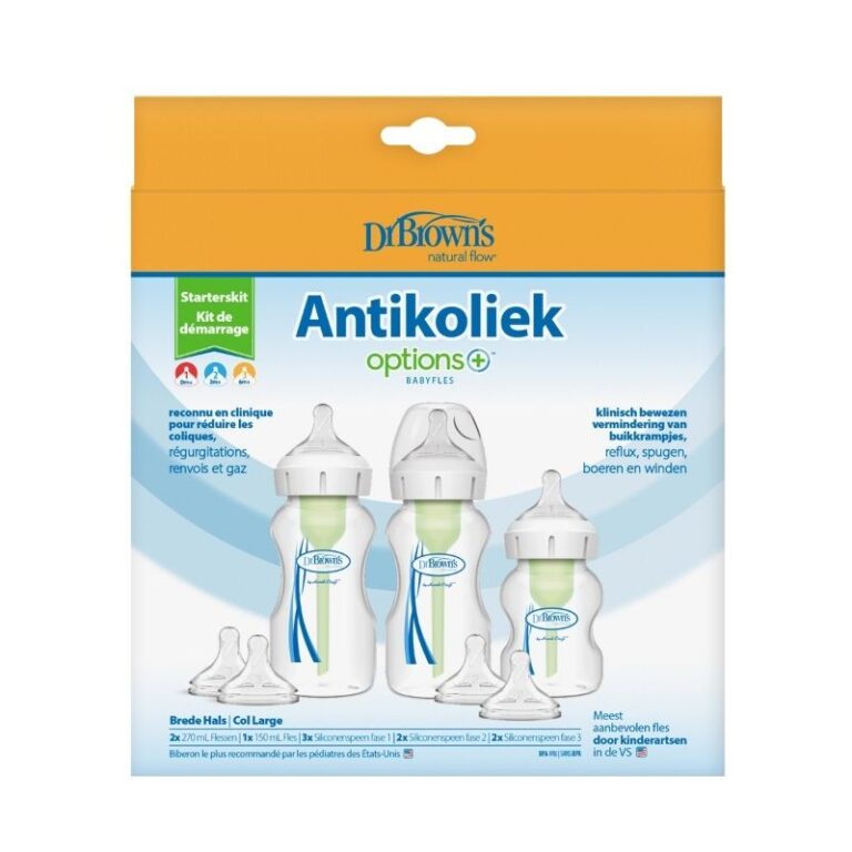 DR. BROWN BIBERON DE CUELLO ANCHO 9OZ - 5OZ 3PK
