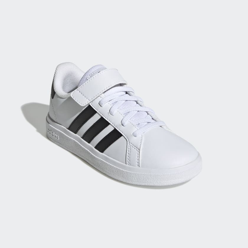 ADIDAS NIÑO ZAPATILLA GRAND COURT FTWWHT CBLACK – Poppy's