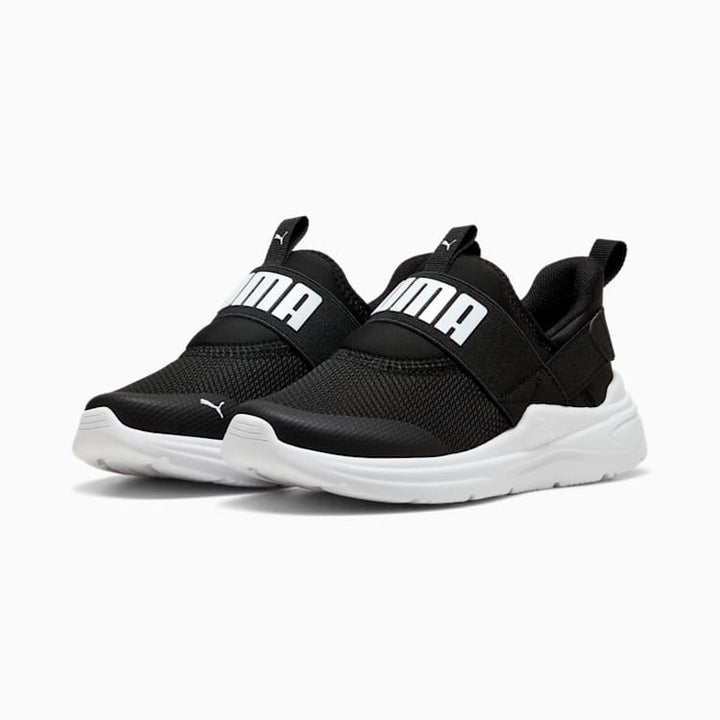 PUMA NIÑO ZAPATILLA SOFT WIRED 2 SLIPTECH BLACK