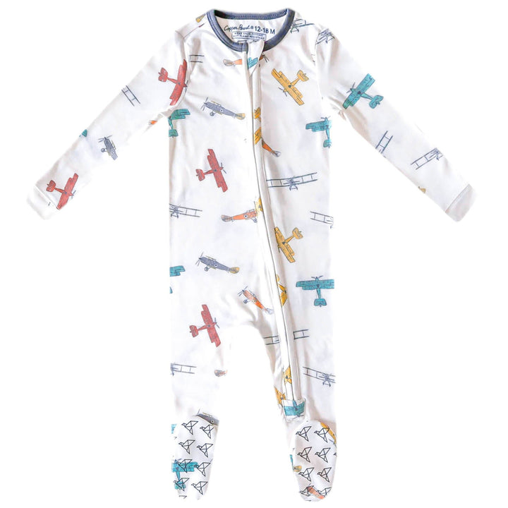 COPPER PEARL BEBE NIÑO PIJAMA ACE ZIP-UP