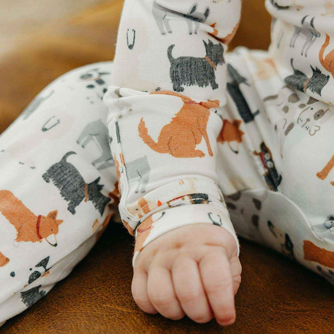 COPPER PEARL BEBE NIÑO PIJAMA ZIP UP RUFUS