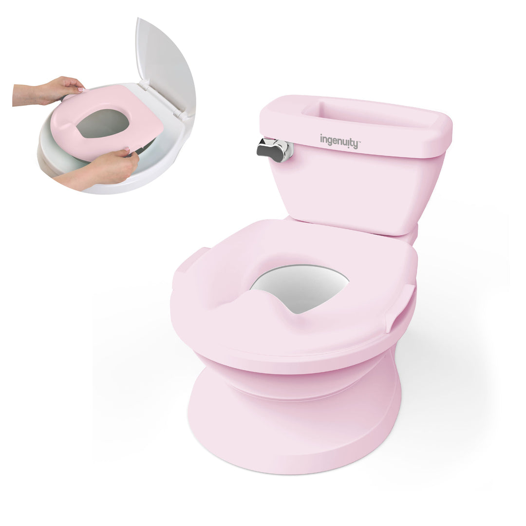 Kids II Asiento Entrenador D/Inodoro P/Bebe Rosado