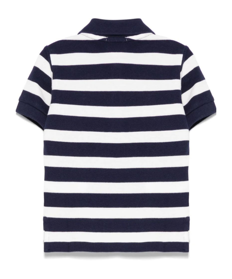 RALPH LAUREN BEBE NIÑO POLO NEWPORT NAVY/PAPER WHITE