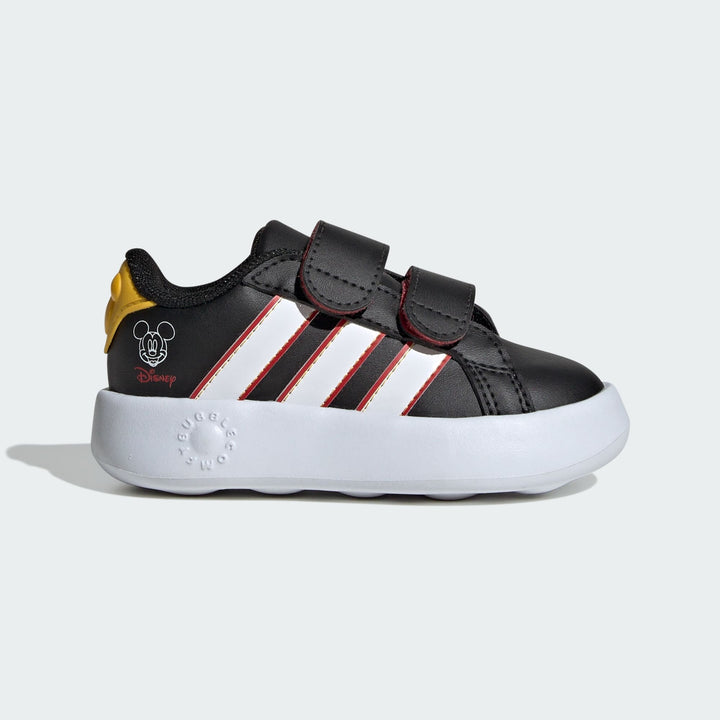 ADIDAS NIÑO ZAPATILLA GRAND COURT MICKEY CBLK/FTWHT/COLRED
