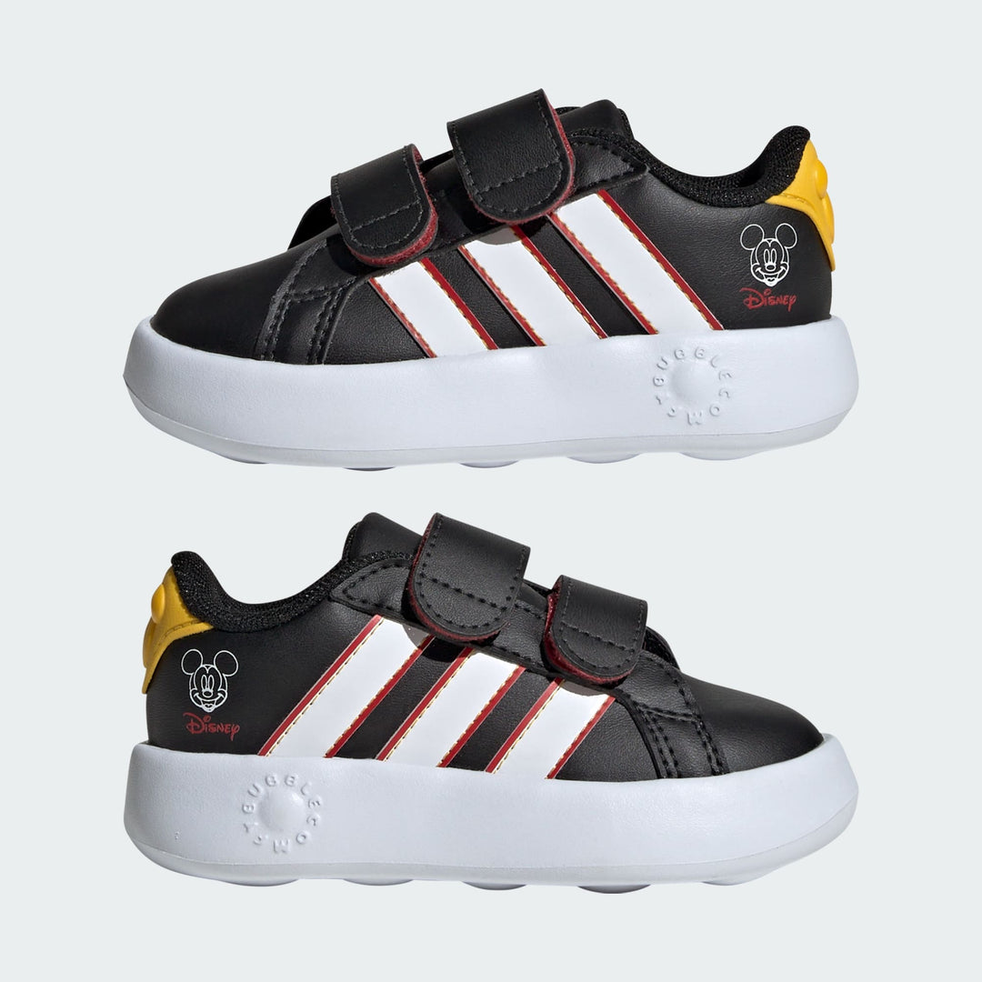ADIDAS NIÑO ZAPATILLA GRAND COURT MICKEY CBLK/FTWHT/COLRED
