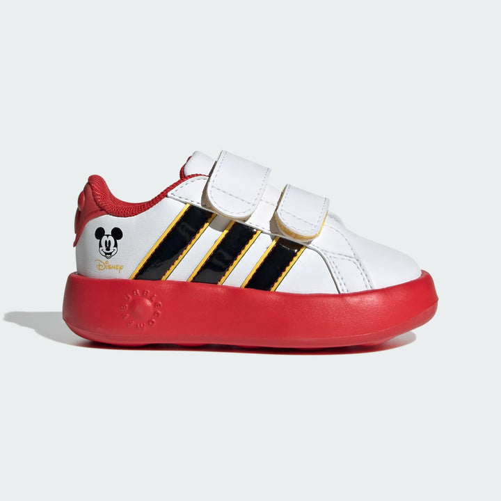 ADIDAS NIÑO ZAPATILLA GRAND COURT MICKEY FTWHT/CBLK/BOGOLD