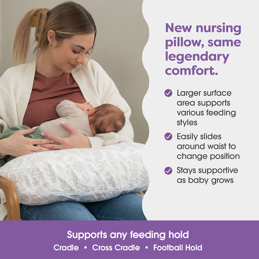 BOPPY ALMOHADA DE AMAMANTAR BEIGE FOLIAGE