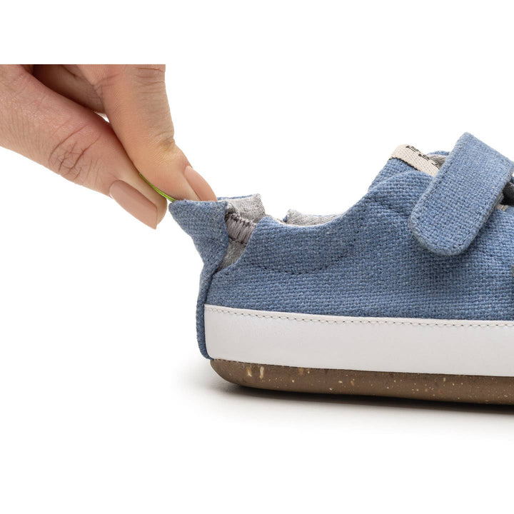 TIP TOEY JOEY BEBE NIÑO ZAPATILLA BOSSY GREEN AZUL TUPI ECO CANVAS