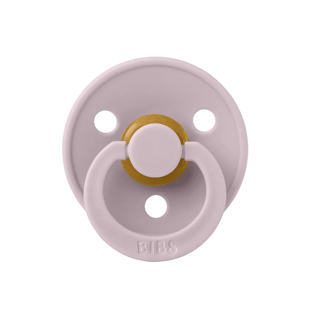 BIBS CHUPO LATEX SIZE1 BLOSSOM/DUSKY LILAC 2PK