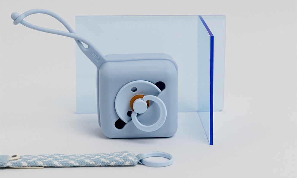 BIBS CAJA PARA CHUPO OSZ DUSTY BLUE