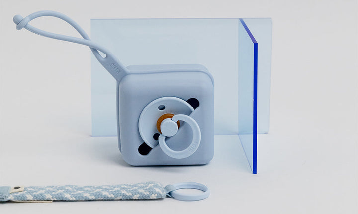 BIBS CAJA PARA CHUPO OSZ DUSTY BLUE