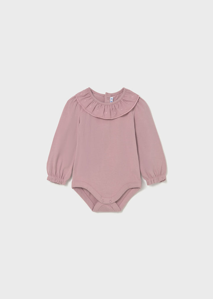 MAYORAL BEBE NIÑA BODY WITH EMBROIDERED COLLAR CRYSTAL