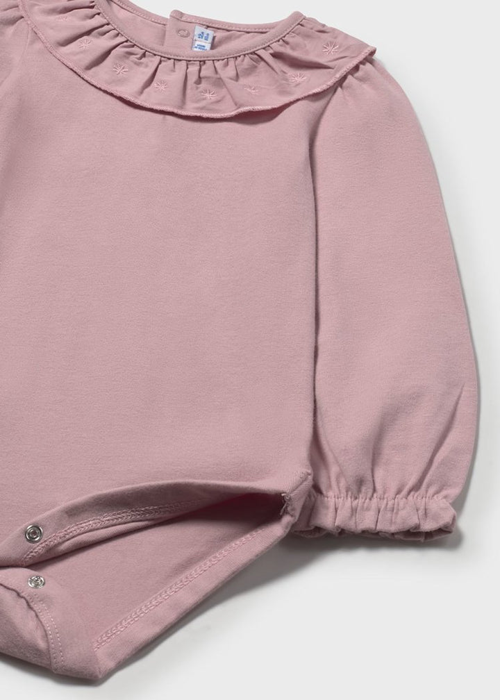 MAYORAL BEBE NIÑA BODY WITH EMBROIDERED COLLAR CRYSTAL