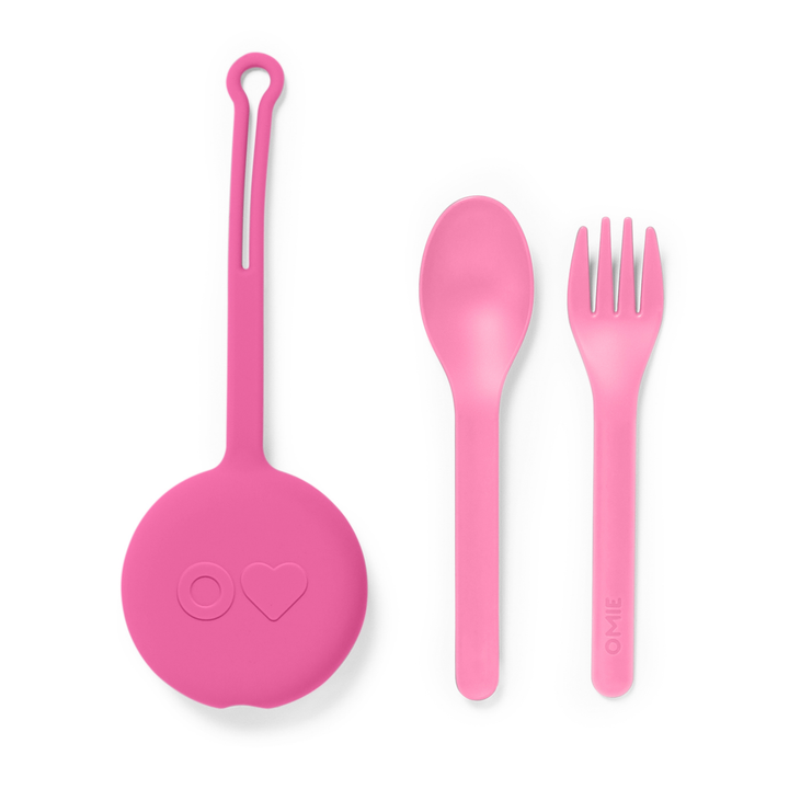 OMIE LIFE CUBIERTOS OMIE POD BUBBLE PINK