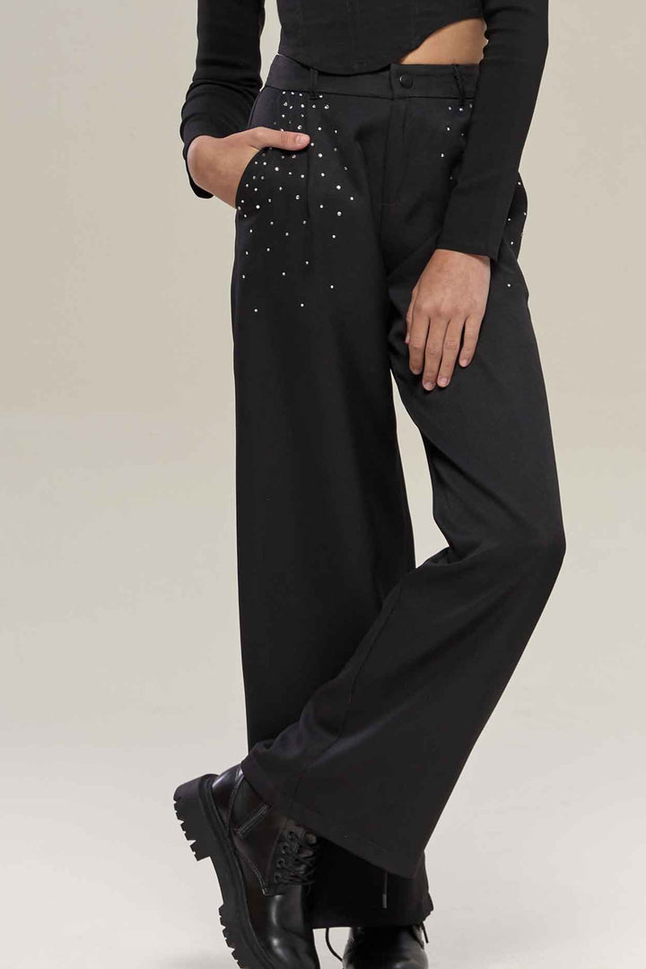 VANILLA CREAM NIÑA PANTALON PRETO/NEGRO