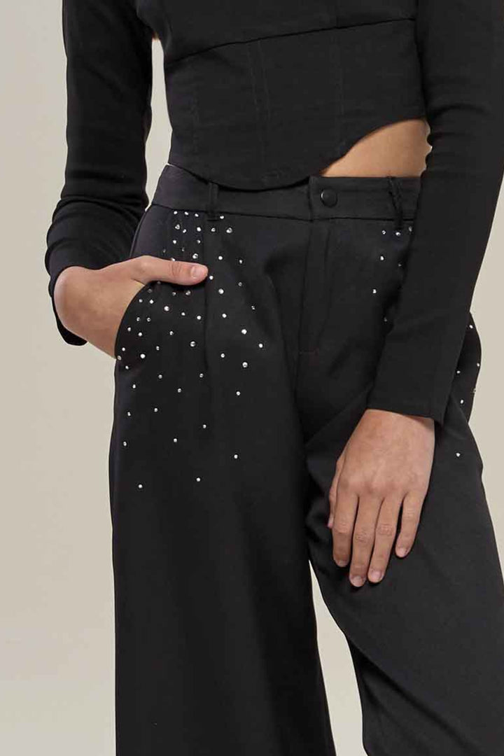 VANILLA CREAM NIÑA PANTALON PRETO/NEGRO