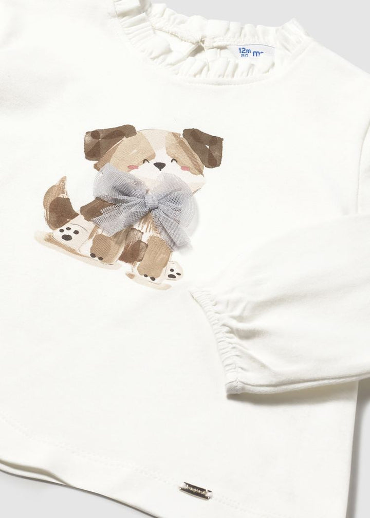 MAYORAL BEBE NIÑA TSHIRT CREAM