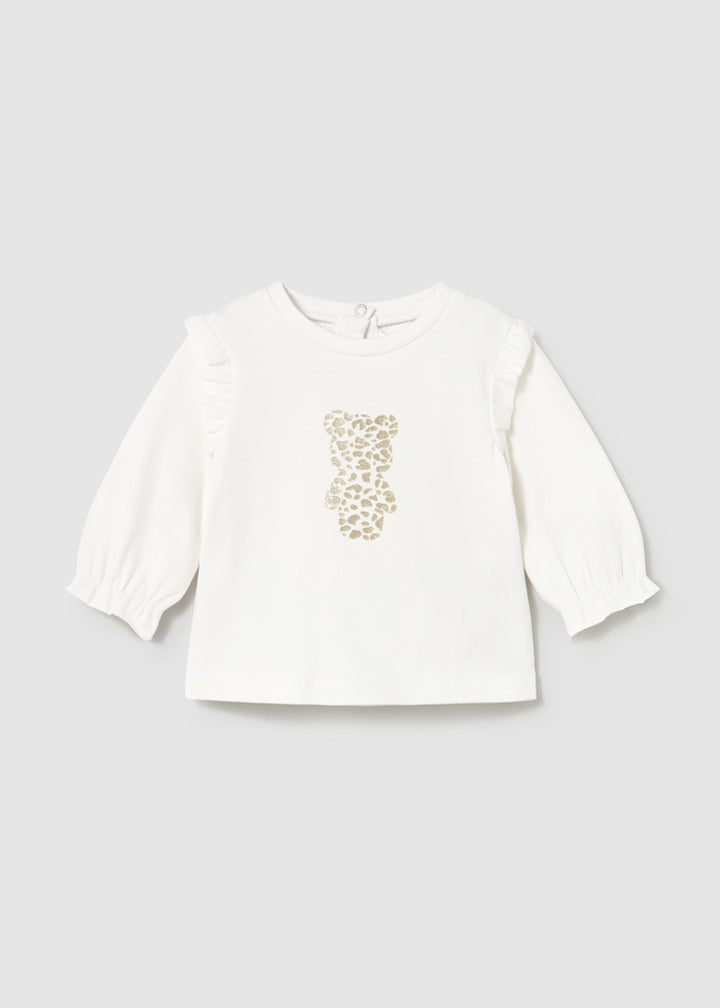 MAYORAL BEBE NIÑA TSHIRT NATURAL