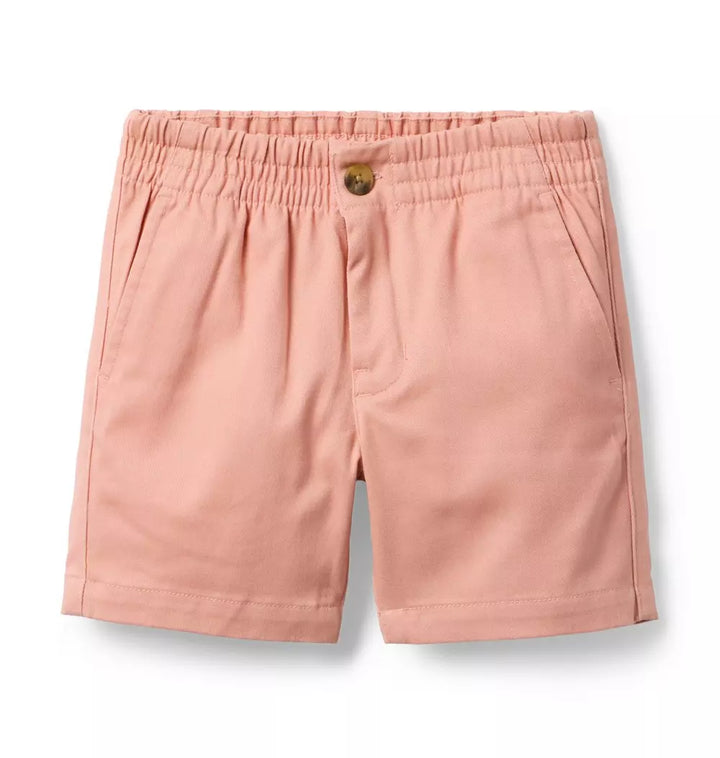 JANIE & JACK NIÑO SHORT EWAIST TWILL PINK