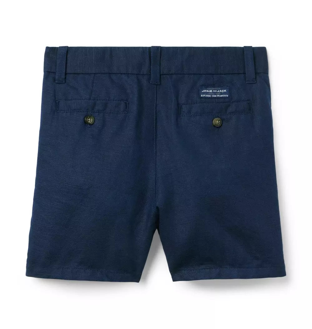 JANIE & JACK NIÑO SHORT NAVY
