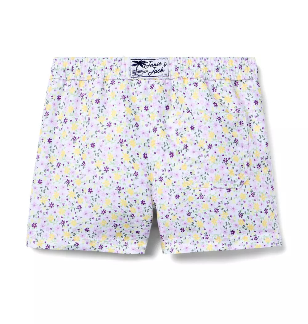 JANIE & JACK NIÑO VESTIDO DE BAÑO DISTY PRINT MULTICOLOR