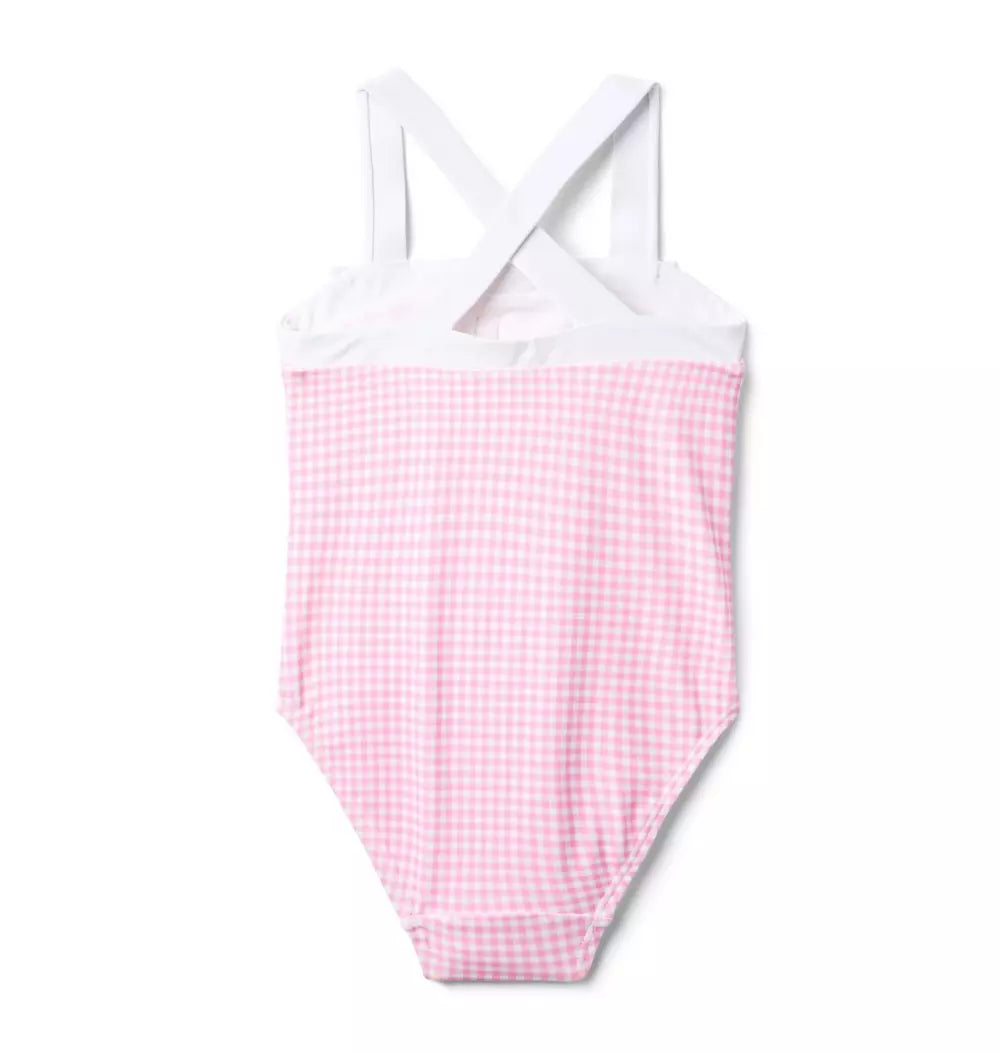 JANIE & JACK NIÑA VESTIDO DE BAÑO PINK