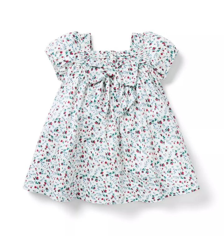JANIE & JACK BEBE NIÑA VESTIDO MULTI FLORAL M/C