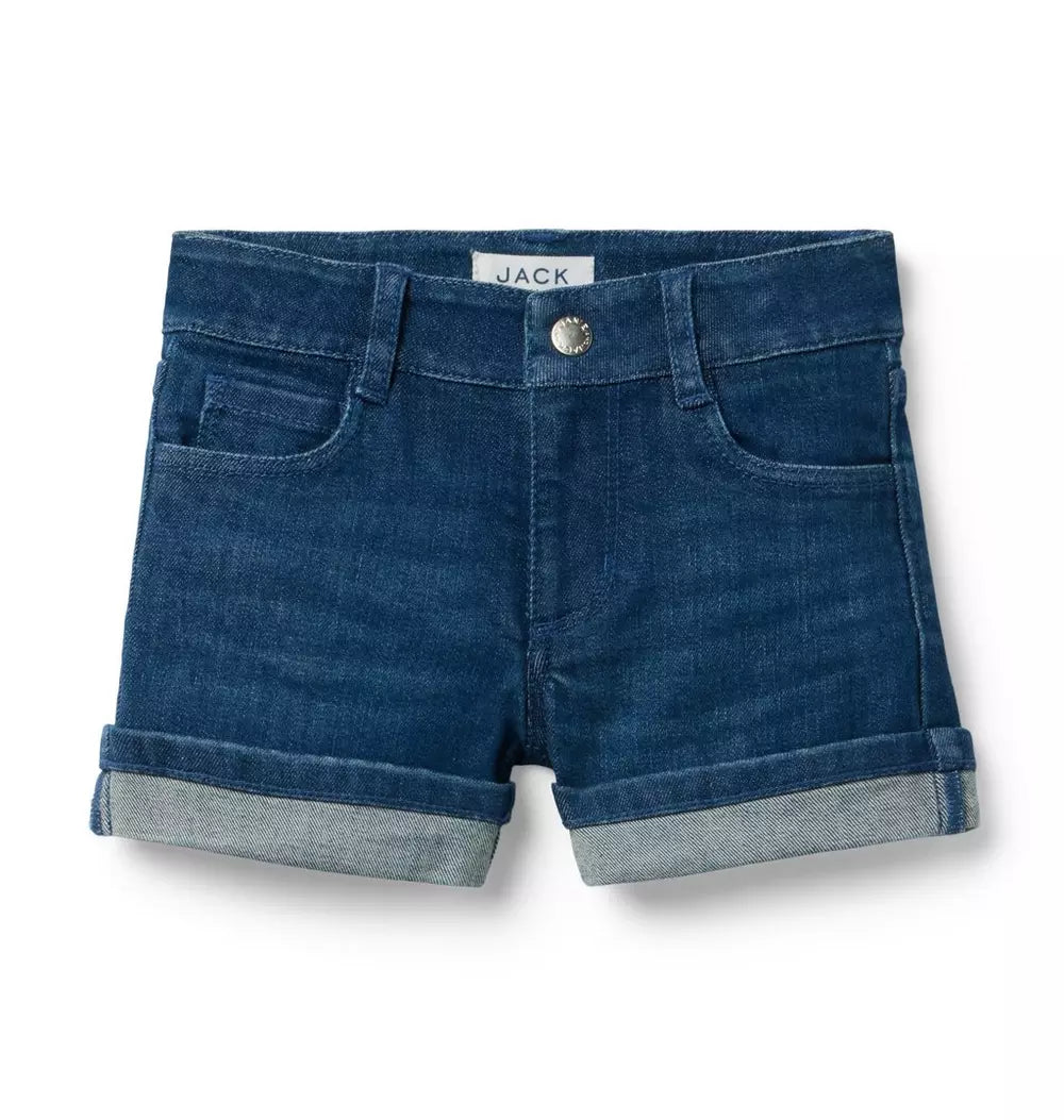 JANIE & JACK NIÑA SHORT MEDIUM CUFFED DENIM