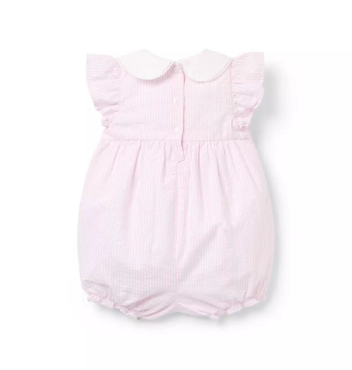 JANIE & JACK BEBE NIÑA ROMPER PINK