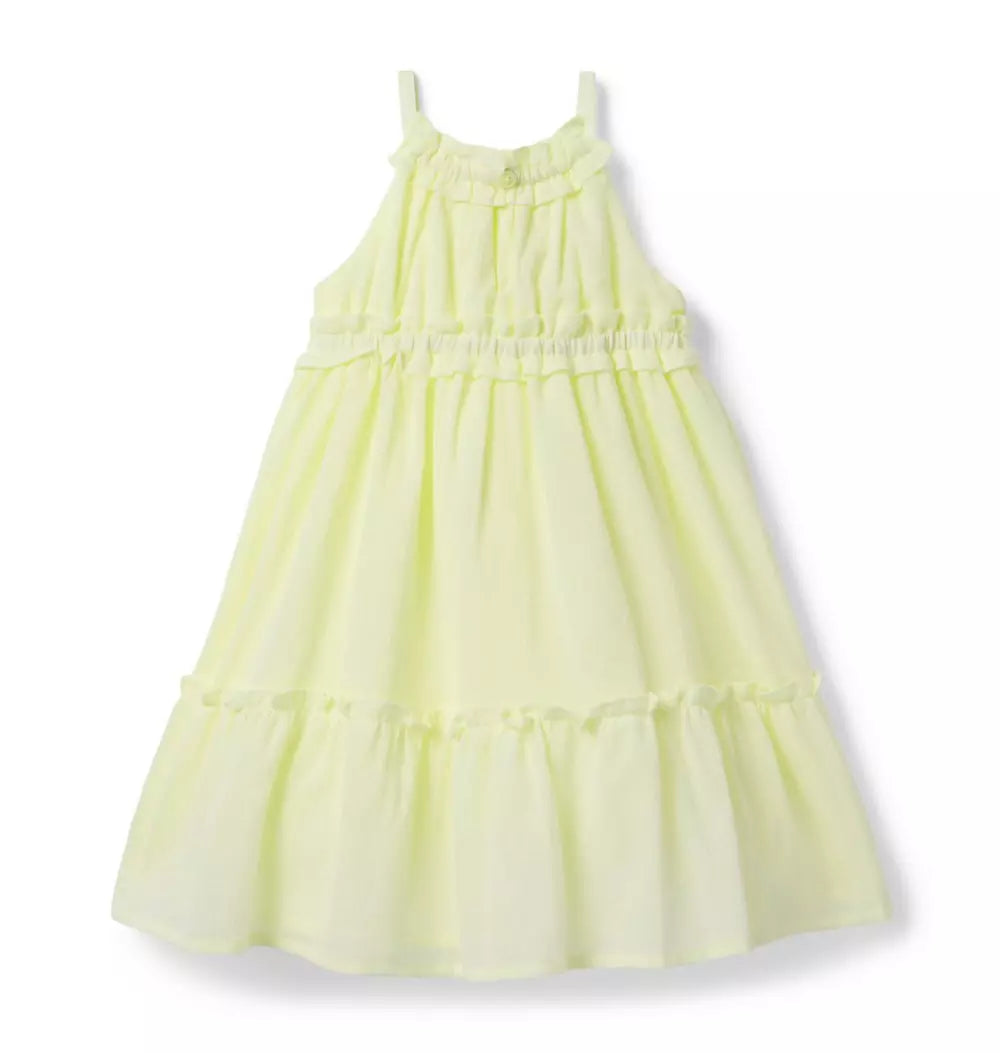JANIE & JACK NIÑA VESTIDO GREEN