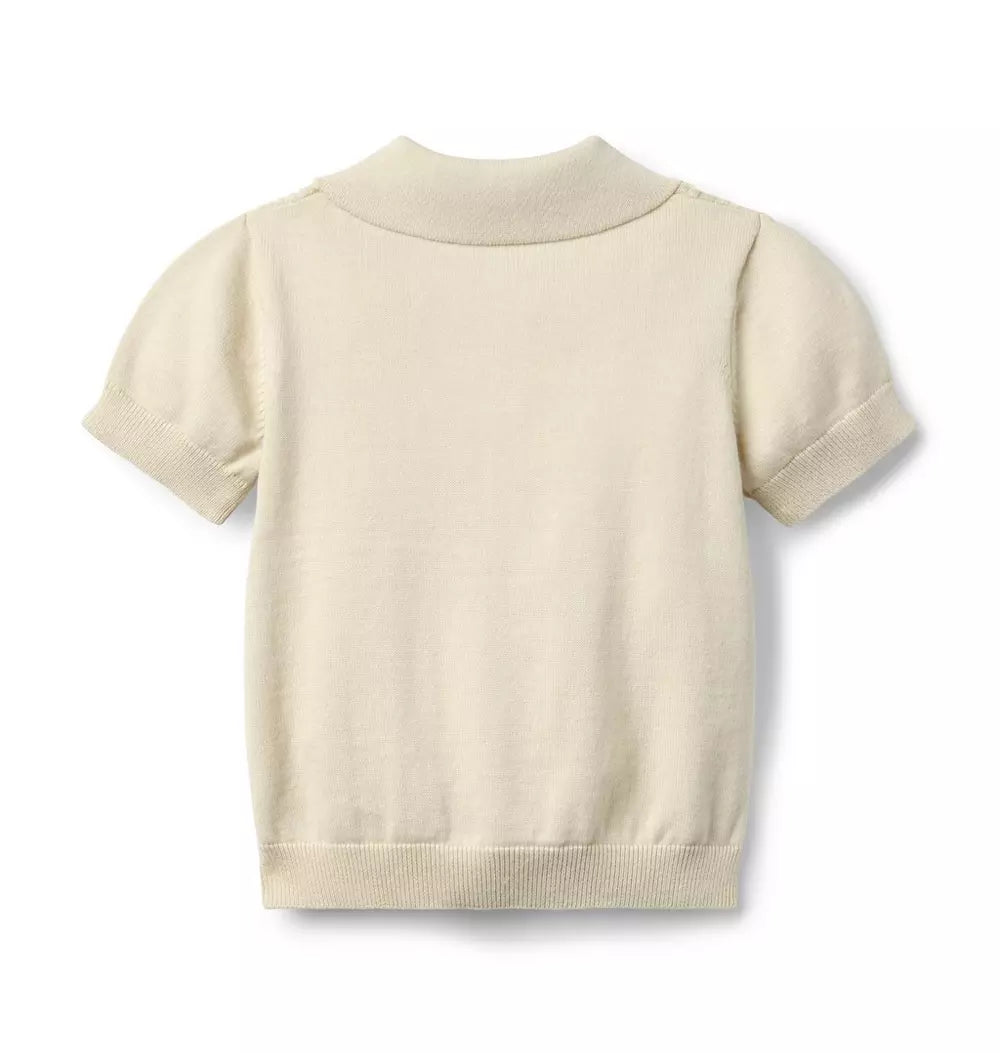 JANIE & JACK NIÑO POLO BEIGE