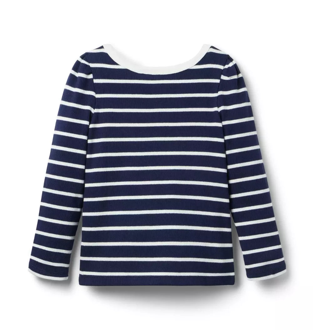 JANIE & JACK NIÑA TSHIRT NAVY