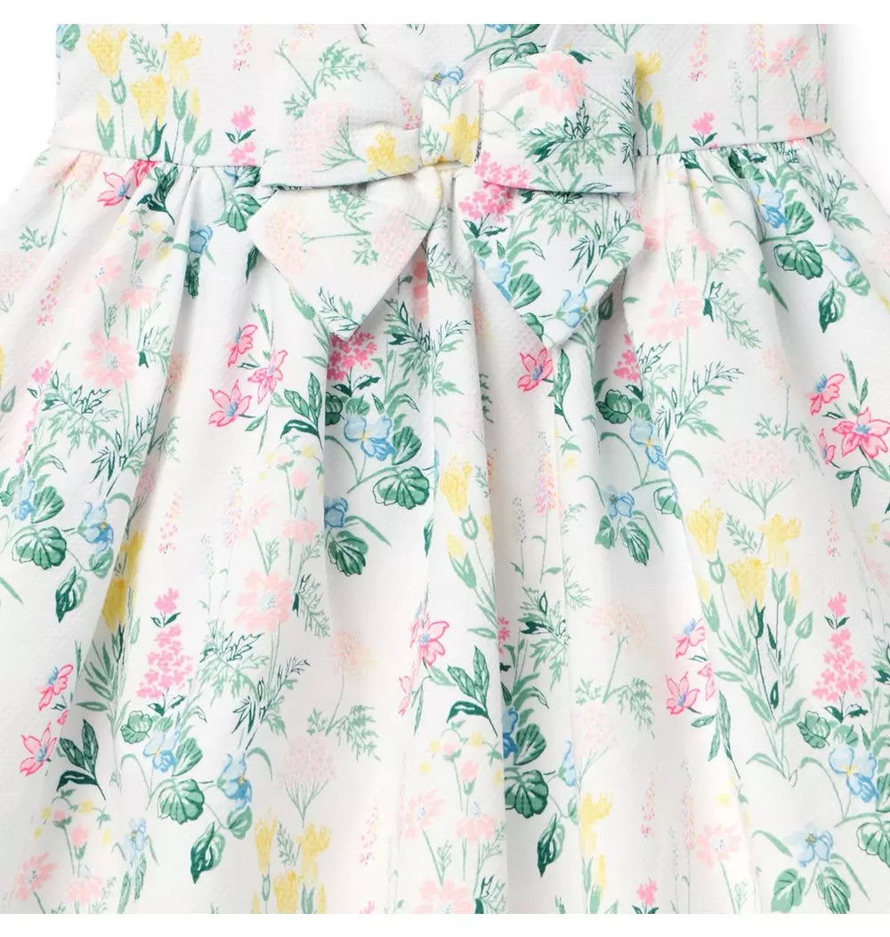 JANIE & JACK NIÑA VESTIDO FLORAL WHITE