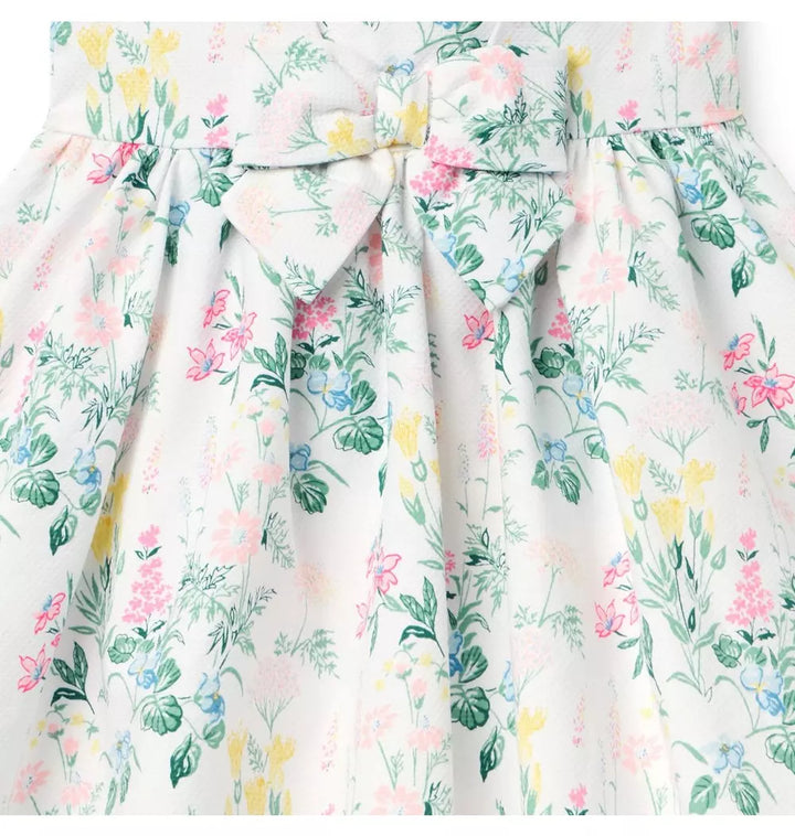 JANIE & JACK NIÑA VESTIDO FLORAL WHITE
