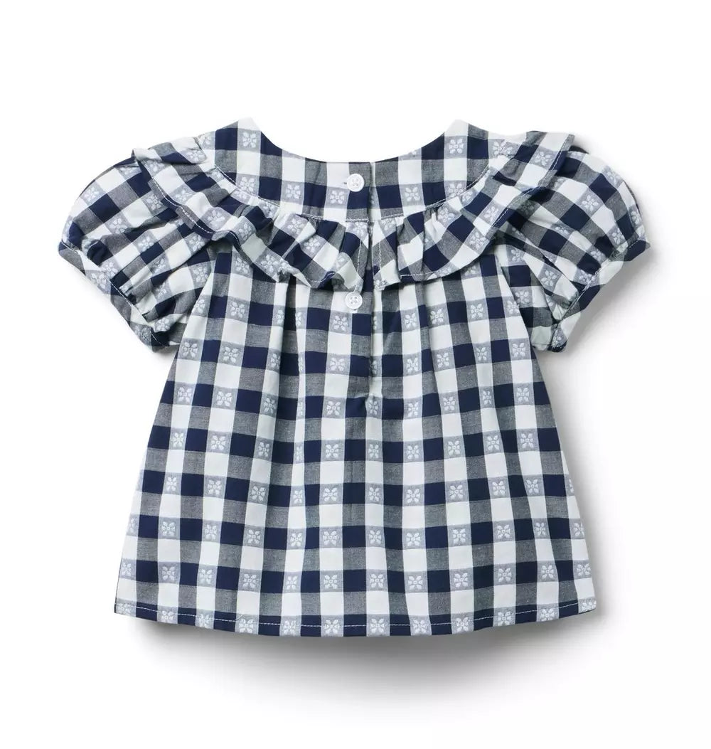 JANIE & JACK NIÑA BLUSA COTTON WOVEN