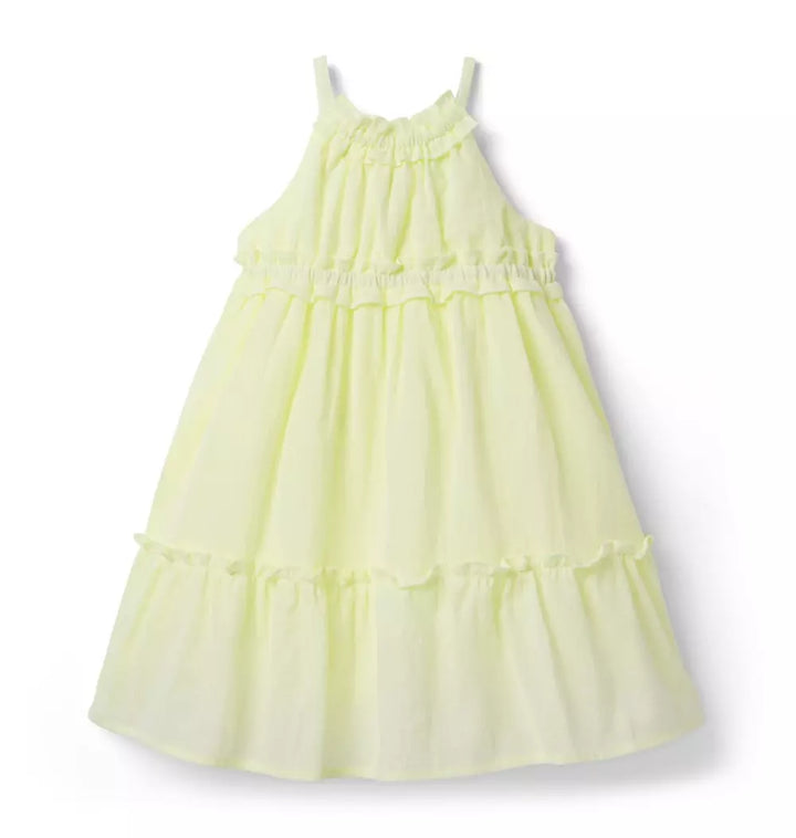 JANIE & JACK NIÑA VESTIDO GREEN