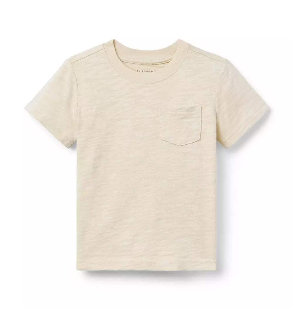 JANIE & JACK NIÑO TSHIRT BEIGE